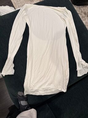 Open back mini dress